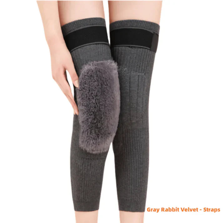 1 Pair Thermal Cashmere Knee Leg Warmers