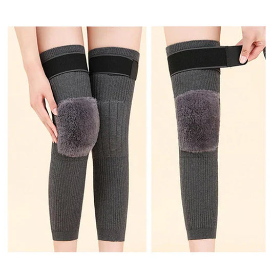 1 Pair Thermal Cashmere Knee Leg Warmers